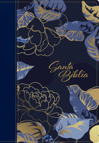 Biblia Manual NTV Letra Grande: con Filament | SentiPiel Azul oscuro