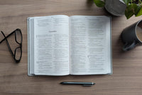 Biblia Valor Premium NTV Letra grande: Con Filament | SentiPiel Gris