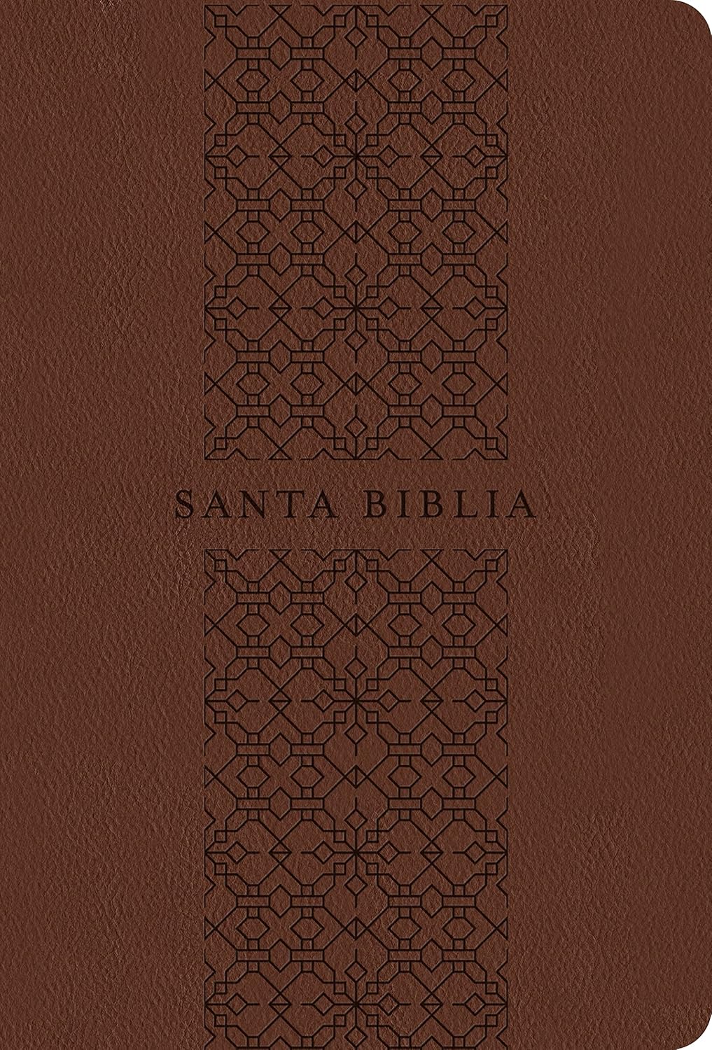 Santa Biblia NTV, Edición compacta, letra grande (SentiPiel, Café, Letra Roja) (Spanish Edition)