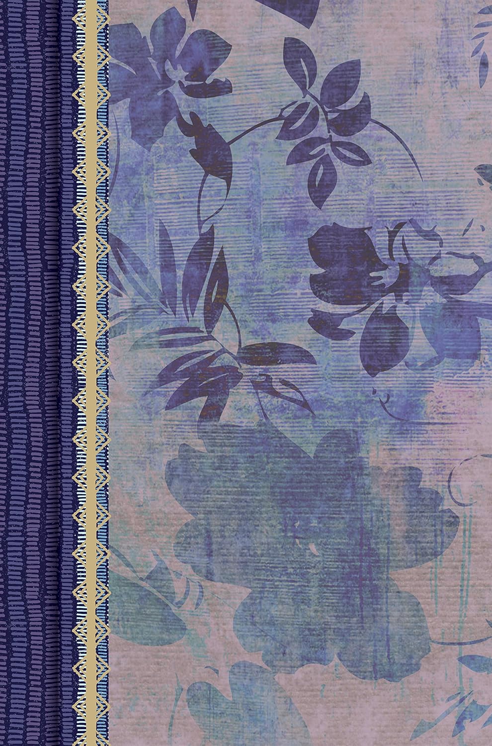 RV1960 Biblia de Estudio para Mujeres: Tela impresa| azul floreado con INDICE
