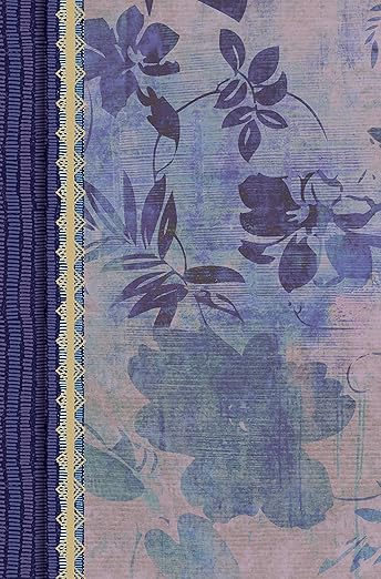 RV1960 Biblia de Estudio para Mujeres: Tela impresa| Azul floreado