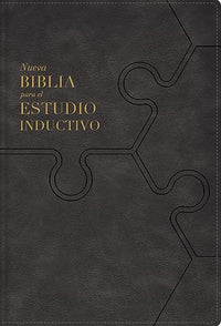 NBLA Nueva Biblia para el estudio inductivo: Gris| Interior a dos colores| Leathersoft| Comfort Print