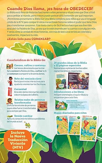 Biblia GO para niños NTV: Tapa Rustica
