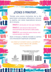 Devocionales de 3 Minutos Para Chicas Adolescentes