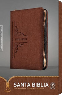 Santa Biblia NTV Edicion zipper: SentiPiel| Ladrillo