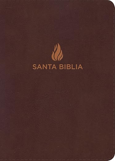 Biblia NVI Letra Super Gigante, marron, piel fabricada