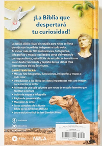 NBLA Biblia Visual de Estudio para niños: Tapa dura| Interior a cuatro colores| Comfort Print