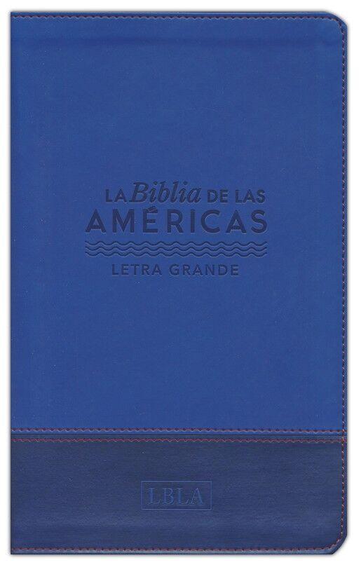 La Biblia de las Américas, LS Letra Grande, Azul Piel