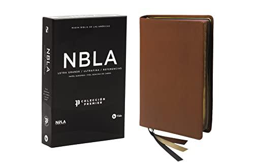 Biblia NBLA Ultrafina, Lt. Gde., Colección premier - Cafe (OFERTA ESPECIAL)