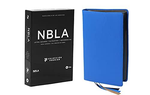 Biblia NBLA Ultrafina, Lt. Gde., Colección premier - Azul (OFERTA ESPECIAL)