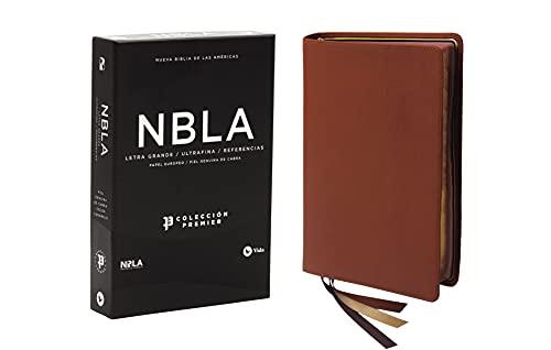 Biblia NBLA Ultrafina, Lt. Gde., Colección premier - Caramelo (OFERTA ESPECIAL)