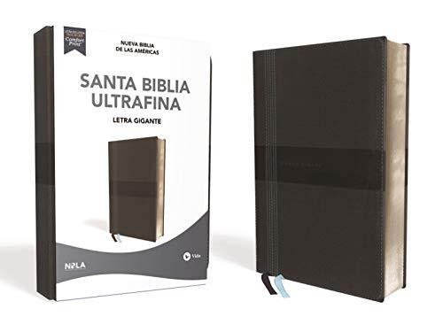 NBLA Santa Biblia Ultrafina -Letra Gigante, Negro