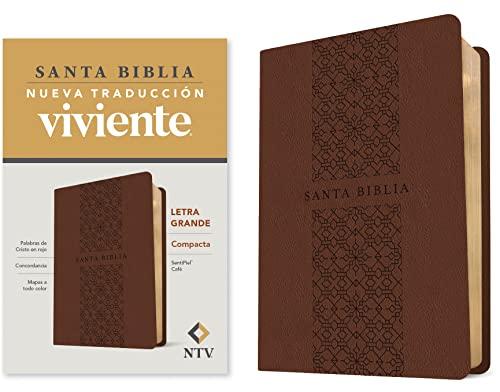 Santa Biblia NTV, Edición compacta, letra grande, color cafe