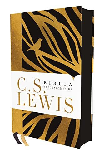 Reina Valera Revisada, Biblia Reflexiones de C. S. Lewis, Tapa dura, Negro, Interior a dos colores